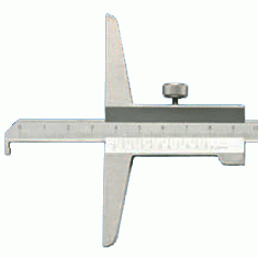 上量闭式游标带钩深度卡尺