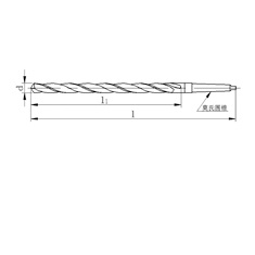 上工锥柄加长麻花钻
