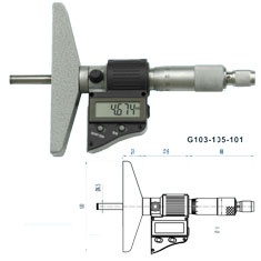 数显深度千分尺