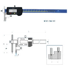 上量中心距数显卡尺