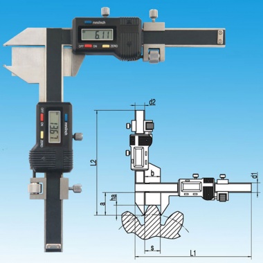 齿厚数显卡尺