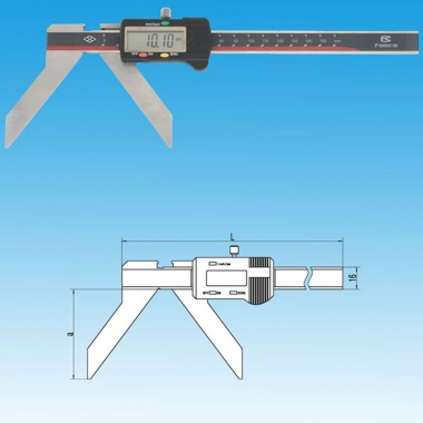 外圆弧半径数显卡尺