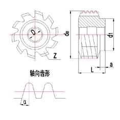 上工小模数齿轮滚刀