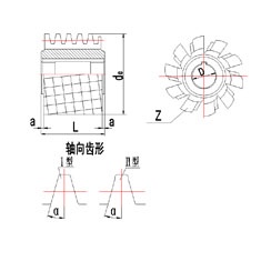 上工剃前齿轮滚刀