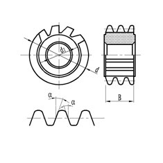 上工整体硬质合金量具类A级滚刀