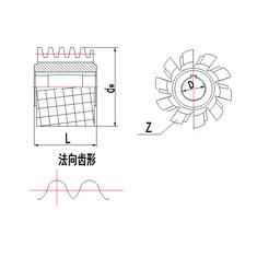 上工链轮滚刀