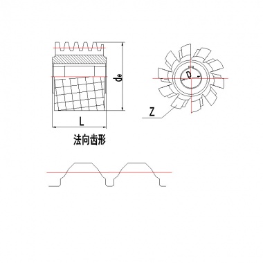 矩形花键滚刀