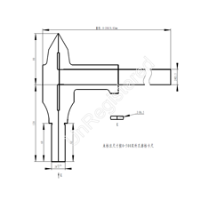 可立德加长内量爪游标卡尺(非标定制)