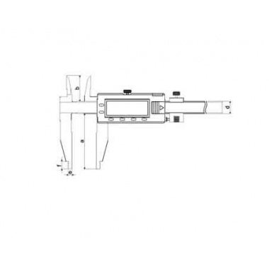 双内爪数显卡尺（非标定制）