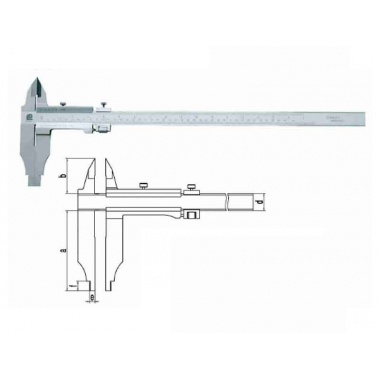 双外爪游标卡尺(非标定制)