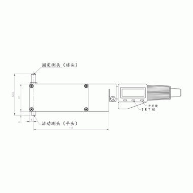 深沟数显内测千分尺(非标定制)