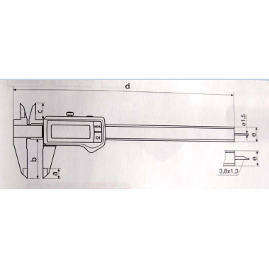 数显卡尺MarCal 16 EWRi