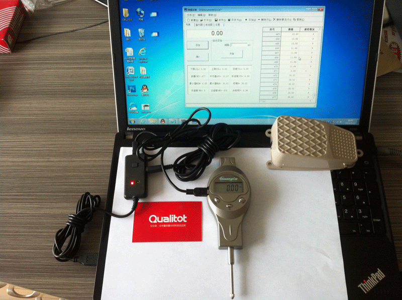 数据接口+30mm数显百分表